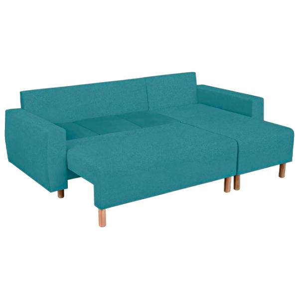 Угловой диван Modern Leo Alaska 86 (5782273) Жаккард / Аквамариновый photo 3 Угловой диван Modern Leo Alaska 86 (5782273) Жаккард / Аквамариновый photo 3