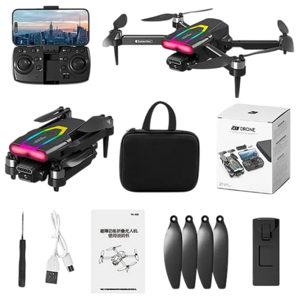 Дрон Fly F199 Gimbal Camera Персональный / Черный photo 7
