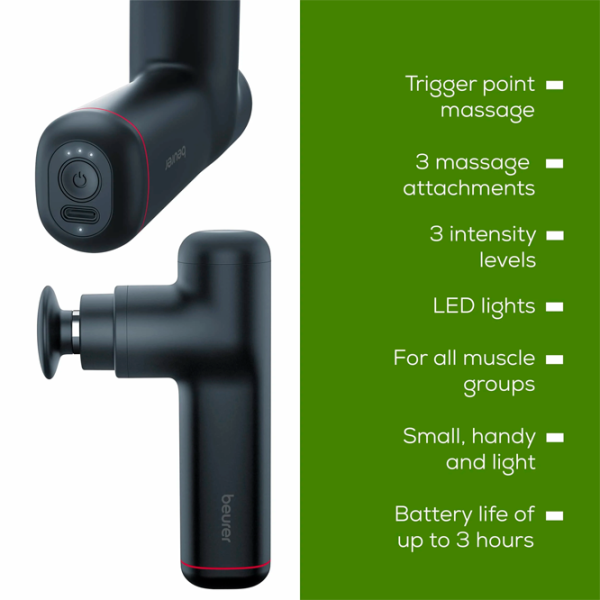 Массажер Beurer Deep Tissue MG79 SENSITIVE LIMITED Черный photo 8 Массажер Beurer Deep Tissue MG79 SENSITIVE LIMITED Черный photo 8