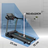 Bandă de alergat Thunder Neto 18 km/h / 120 kg / Black photo 5