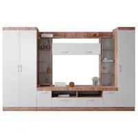 Гостиная ML-Mobila МЛ-2 Премьера 15 Немодульная / Дуб Золотой