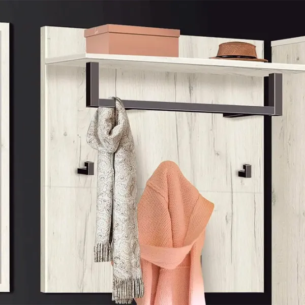 Dulap pentru antreu Modern Karolina PAL / Craft oak white Craft oak gray photo 3