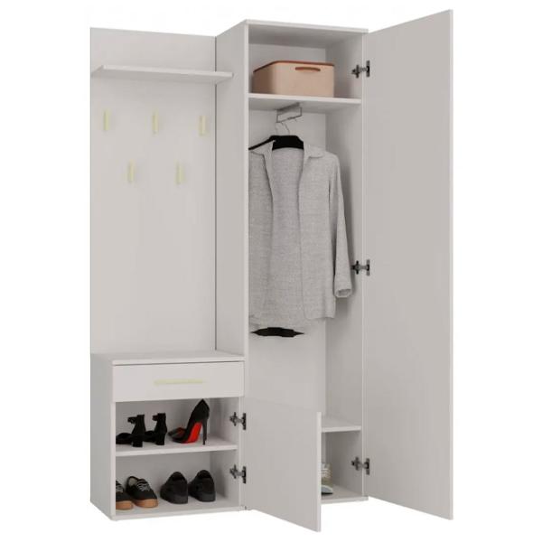 Dulap pentru antreu TopEshop Duo 100 LPAL / Cashmere photo 2