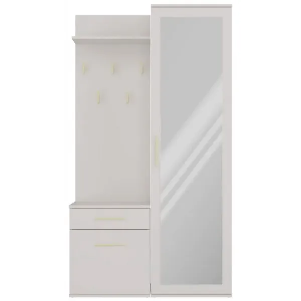 Dulap pentru antreu TopEshop Duo 100 LPAL / Cashmere photo 4