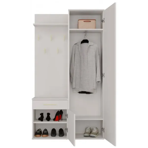 Dulap pentru antreu TopEshop Duo 100 LPAL / Cashmere photo 5