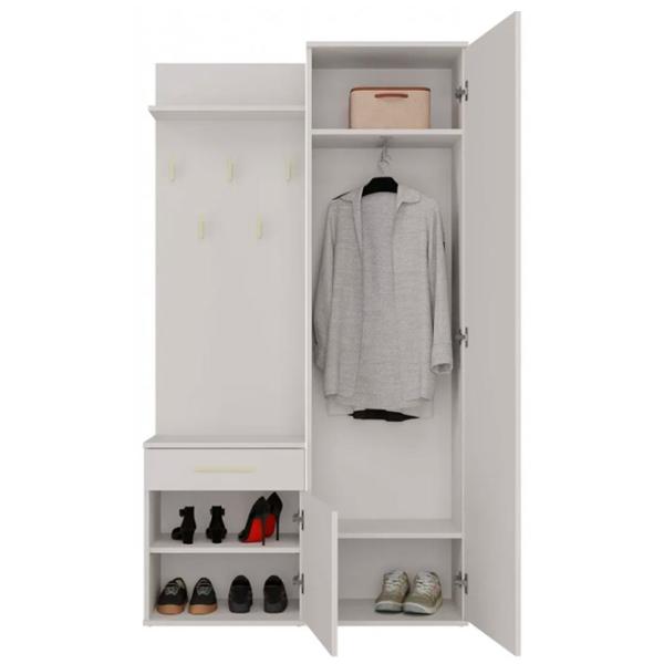 Dulap pentru antreu TopEshop Duo 100 LPAL / Cashmere photo 5