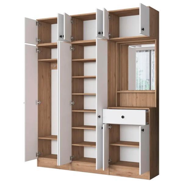 Dulap pentru antreu Mirage Meble EA142 PAL / White photo 5