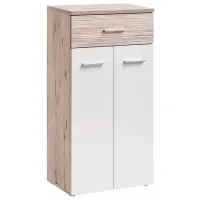 Dulap pentru antreu ASM Gustavo II DWW GV2 MDF / White gloss Oak wellington photo 2