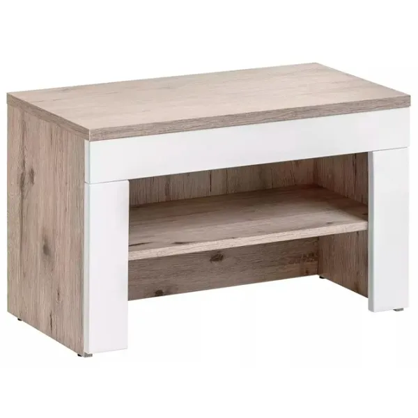 Dulap pentru antreu ASM Gustavo II DWW GV2 MDF / White gloss Oak wellington photo 5