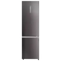 Frigider Haier EHD3PWDNPD206 cu congelator jos 406 l / 205 cm / Graphite