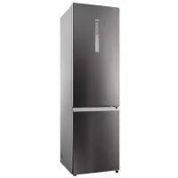 Frigider Haier EHD3PWDNPD206 cu congelator jos 406 l / 205 cm / Graphite photo 4