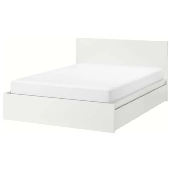 Pat Ikea Malm/Lonset 2 160 x 200 cm / Furnir / White photo 1 Pat Ikea Malm/Lonset 2 160 x 200 cm / Furnir / White photo 1