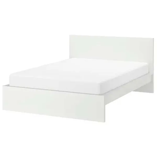 Pat Ikea Malm/Lindbaden 160 x 200 cm / Masiv / White photo 1 Pat Ikea Malm/Lindbaden 160 x 200 cm / Masiv / White photo 1