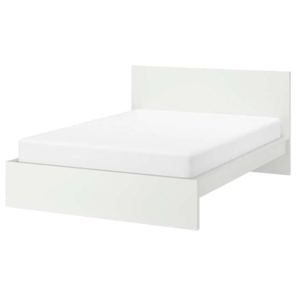 Pat Ikea Malm/Lindbaden 180 x 200 cm / Masiv / White photo 1 Pat Ikea Malm/Lindbaden 180 x 200 cm / Masiv / White photo 1