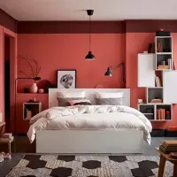 Кровать Ikea Malm/Lindbaden 180 x 200 см / Массив / Белый photo 2