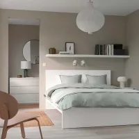 Кровать Ikea Malm/Lindbaden 180 x 200 см / Массив / Белый photo 4