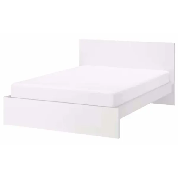 Кровать Ikea Malm/Luroy 180 x 200 см / Массив / Белый photo 1