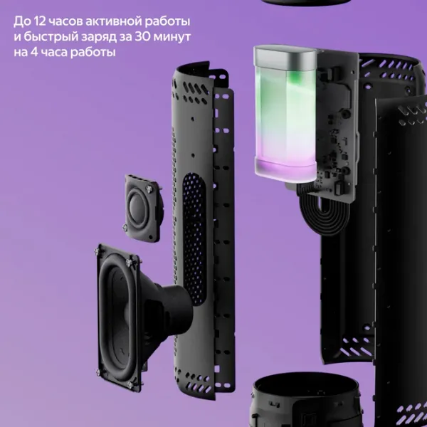 Портативная колонка Yandex Street 30 Вт/ Серый photo 7