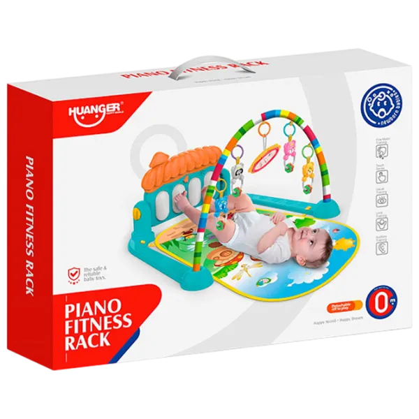 Игровой коврик Huanger Piano Fitness Rack (HE0639) 0+/ Трансформер/ Разноцветный photo 3