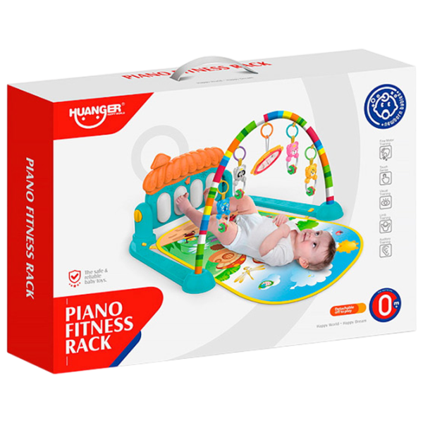 Игровой коврик Huanger Piano Fitness Rack (HE0639) 0+/ Трансформер/ Разноцветный photo 3