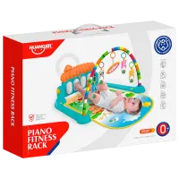 Covoraş pentru joc Huanger Piano Fitness Rack (HE0639) 0+/ Transformer/ Multicolor photo 3