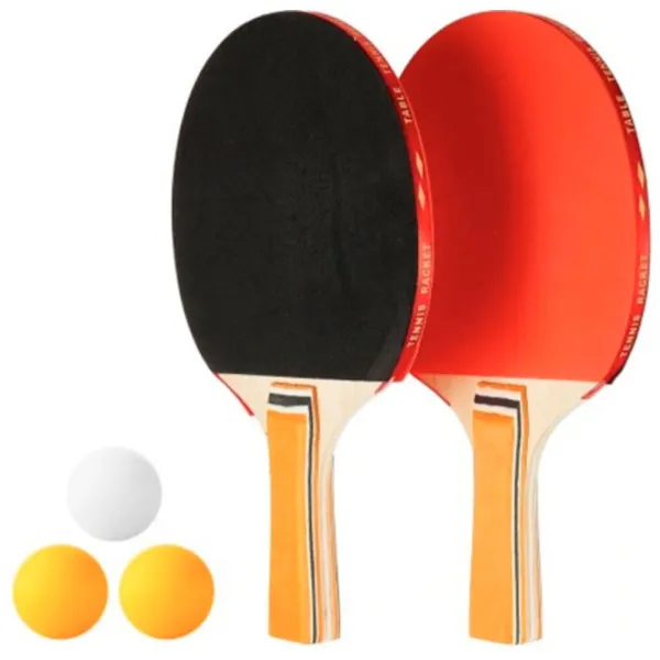 Set de palete ICOM 7132995 Pentru ping pong / Drept / Cauciuc photo 4