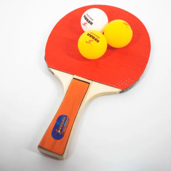 Set de palete ICOM 7132995 Pentru ping pong / Drept / Cauciuc photo 5