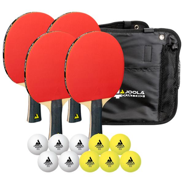 Набор ракеток Joola Set QUATTRO Для настольного тенниса / Прямая / Резина  photo 1