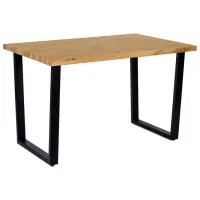 Masă de bucătărie fixă Mebel Elite Vettel 120 MDF/ Oak photo 3