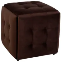 Куб трансформер Nex Home N19 Тёмно-коричневый / Бархат