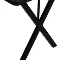 Masă de bucătărie fixă Prestige Bendir X Leg PAL/ Black photo 2