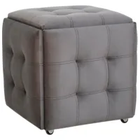 Куб трансформер Nex Home N27 Графит / Бархат