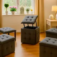 Куб трансформер Nex Home N27 Графит / Бархат photo 2