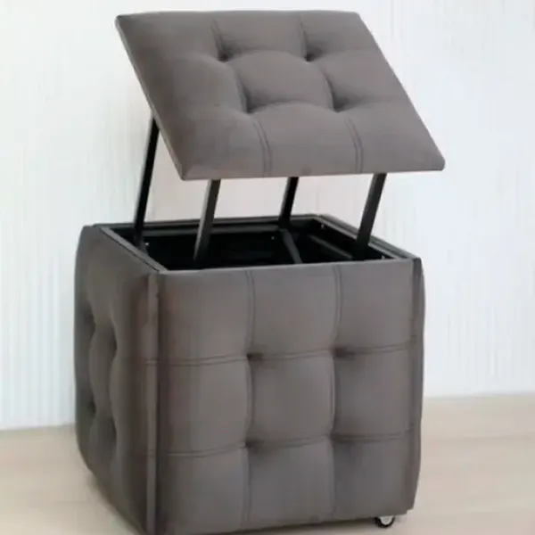 Куб трансформер Nex Home N27 Графит / Бархат photo 3 Куб трансформер Nex Home N27 Графит / Бархат photo 3