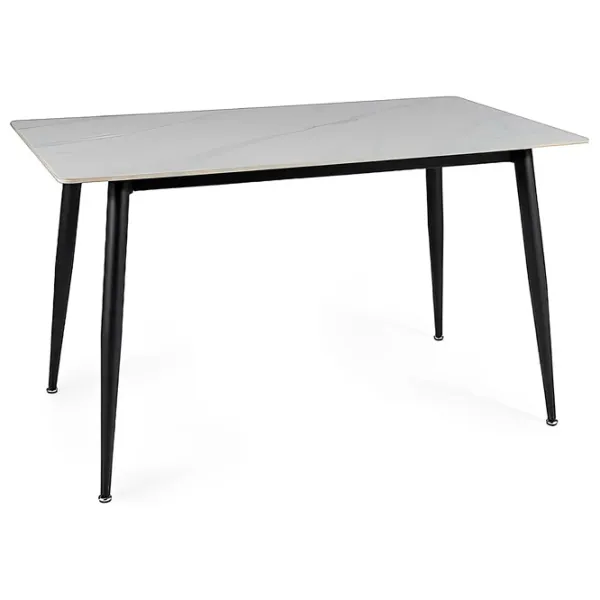 Masă de bucătărie fixă Signal Rion 160 Ceramică/ White photo 1