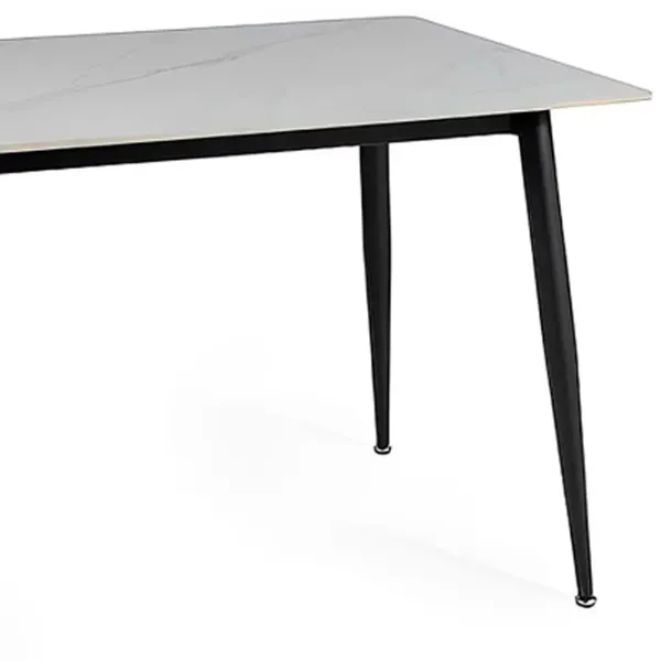 Masă de bucătărie fixă Signal Rion 160 Ceramică/ White photo 2