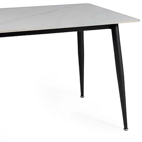 Masă de bucătărie fixă Signal Rion 160 Ceramică/ White photo 2