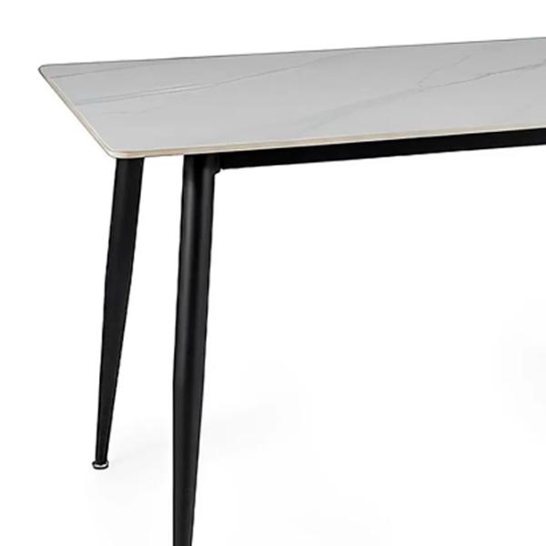 Masă de bucătărie fixă Signal Rion 160 Ceramică/ White photo 3