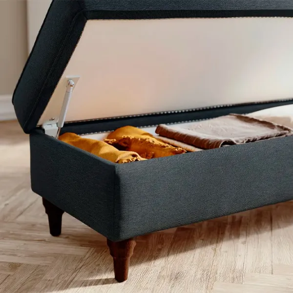 Banchetă Ikea Esseboda Knaback Anthracite / Spumă poliuretanică photo 3