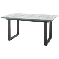 Masă de bucătărie extensibilă Halmar Marley  MDF/ Gray