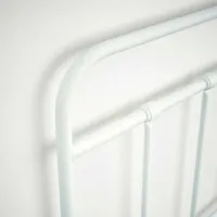 Кровать Ikea Stjarno/Lindbaden 160 x 200 см / Металл / Белый photo 7