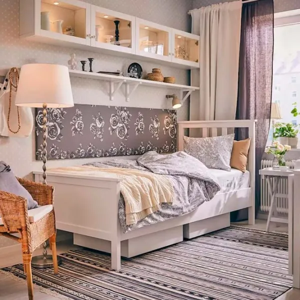 Кровать Ikea Hemnes/Valevag 90 x 200 см / Массив / Белый photo 3