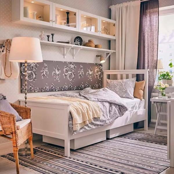 Кровать Ikea Hemnes/Valevag 90 x 200 см / Массив / Белый photo 3