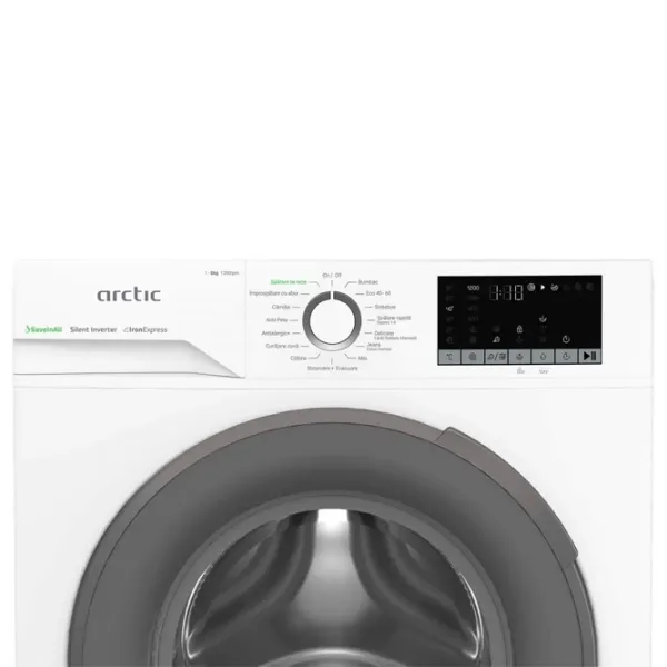 Mașină de spălat Arctic APLM2WFSU28211WG 8 kg / 1200 rpm / White photo 6