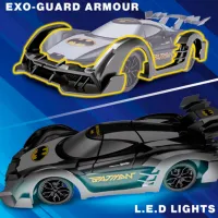 Mașină Bladez Toyz RC Armoured Racer BTDCRC7 / / Gray Black photo 5
