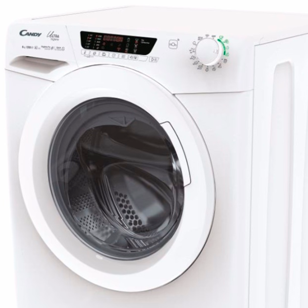 Mașină de spălat Candy HE 1294TWM6/1-S 9 kg / 1200 rpm / White photo 9