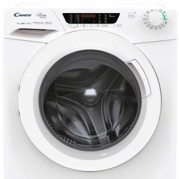Mașină de spălat Candy HE 1294TWM6/1-S 9 kg / 1200 rpm / White photo 10