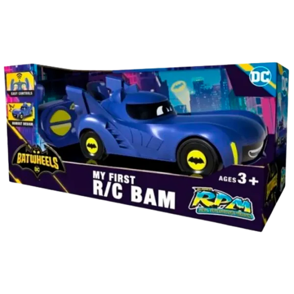 Mașină Bladez Toyz Batwheels My First RC Bam BW85875  / / Black Blue photo 1