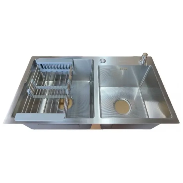 Chiuvetă Backer Duo 750-41047 75 x 41 / Oțel inoxidabil / Silver photo 2