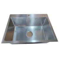 Chiuvetă Backer Trad 580-43029 58 x 43 / Oțel inoxidabil / Silver